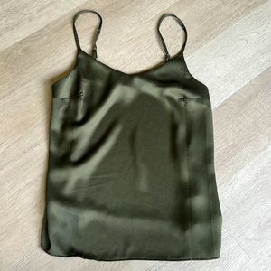 Shiny Green Tank Top